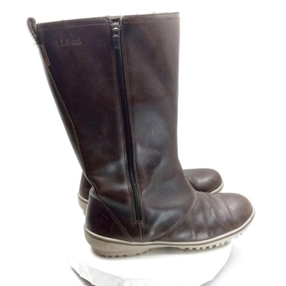 Women's Carrabassett Waterproof Boots 12"Zip Brown Size 9.5 - Picture 7 of 9